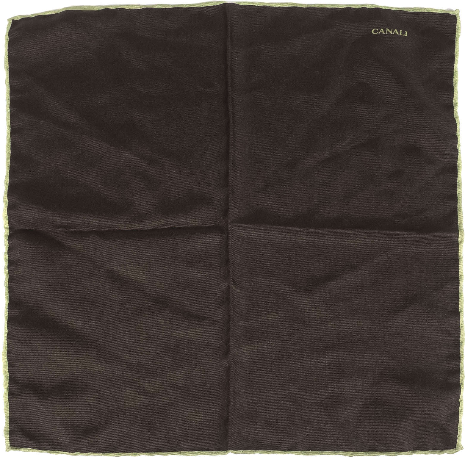 Canali Pocket Square with Hand Rolled Edges