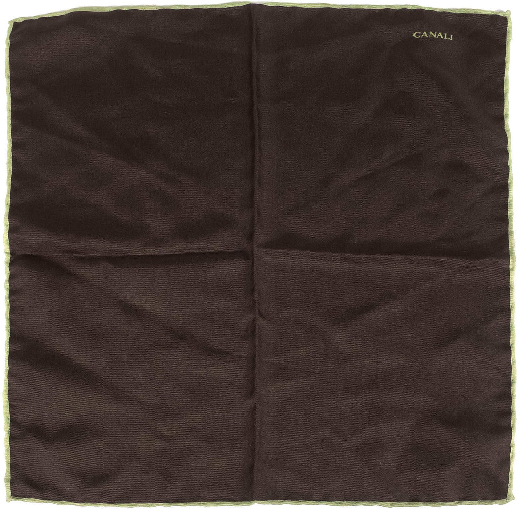 Canali Pocket Square with Hand Rolled Edges
