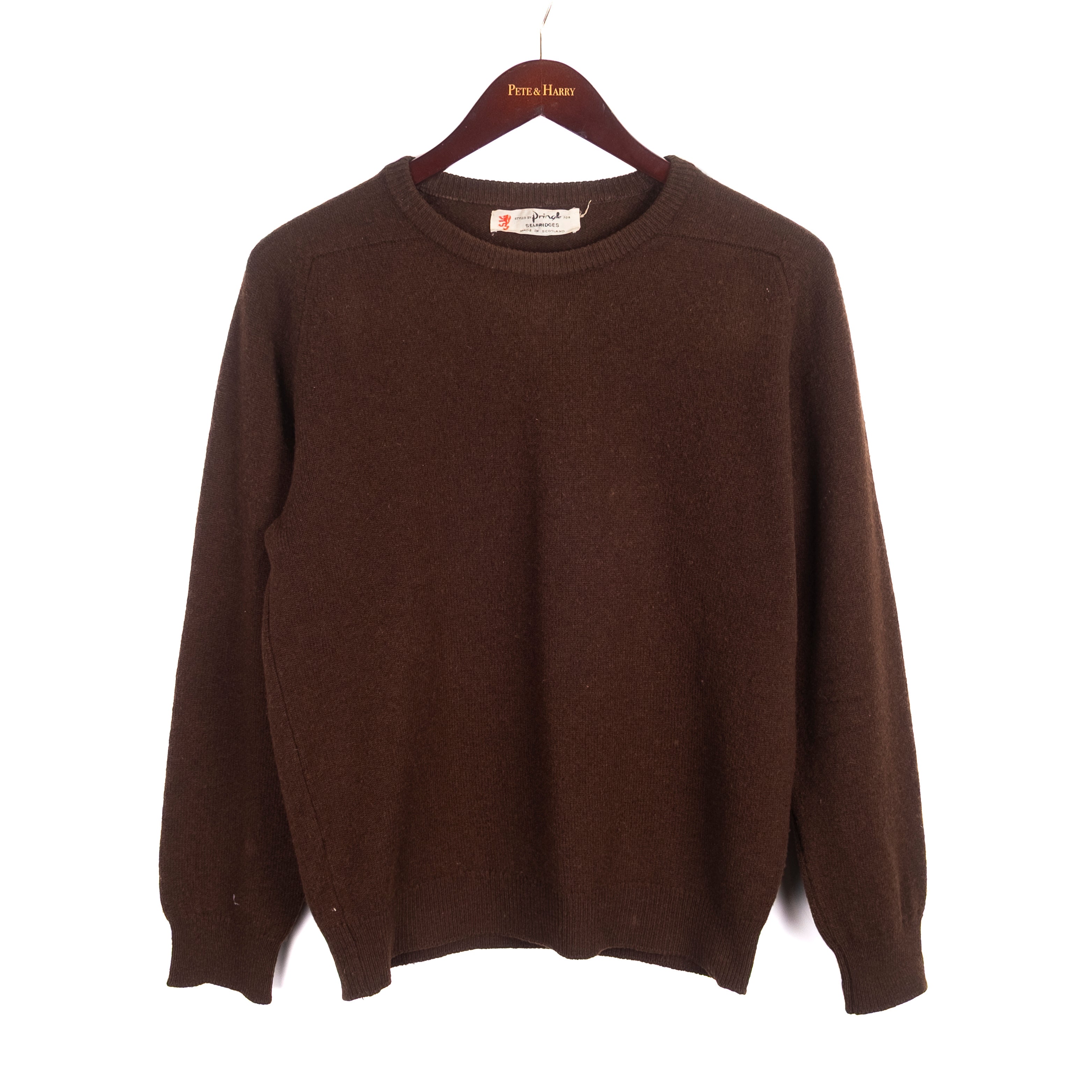 Brown Wool Crewneck