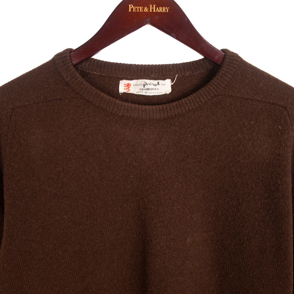 Brown Wool Crewneck