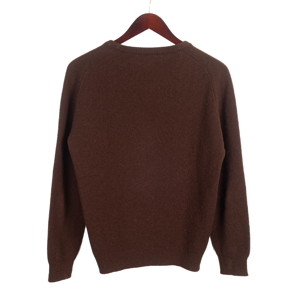 Brown Wool Crewneck