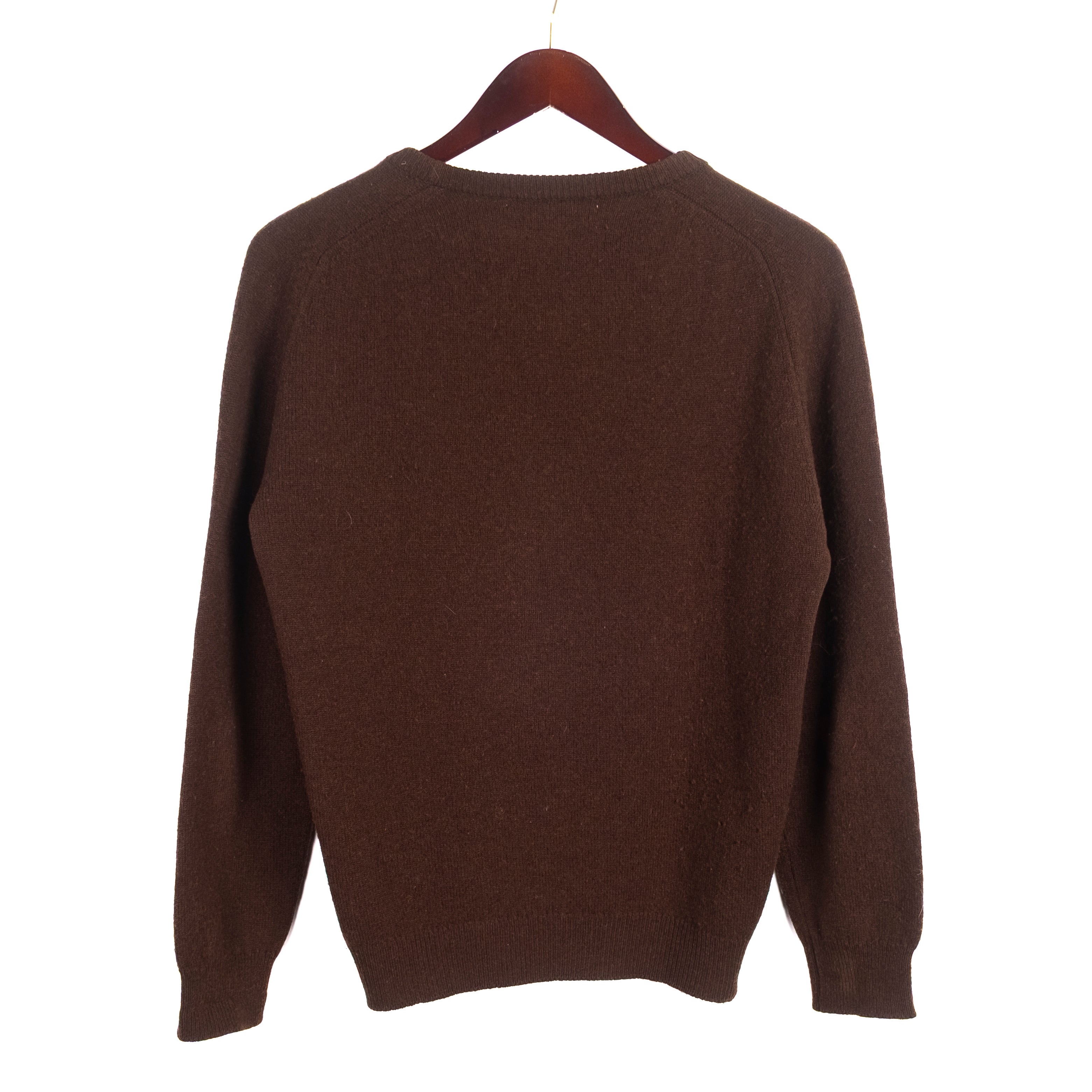 Brown Wool Crewneck