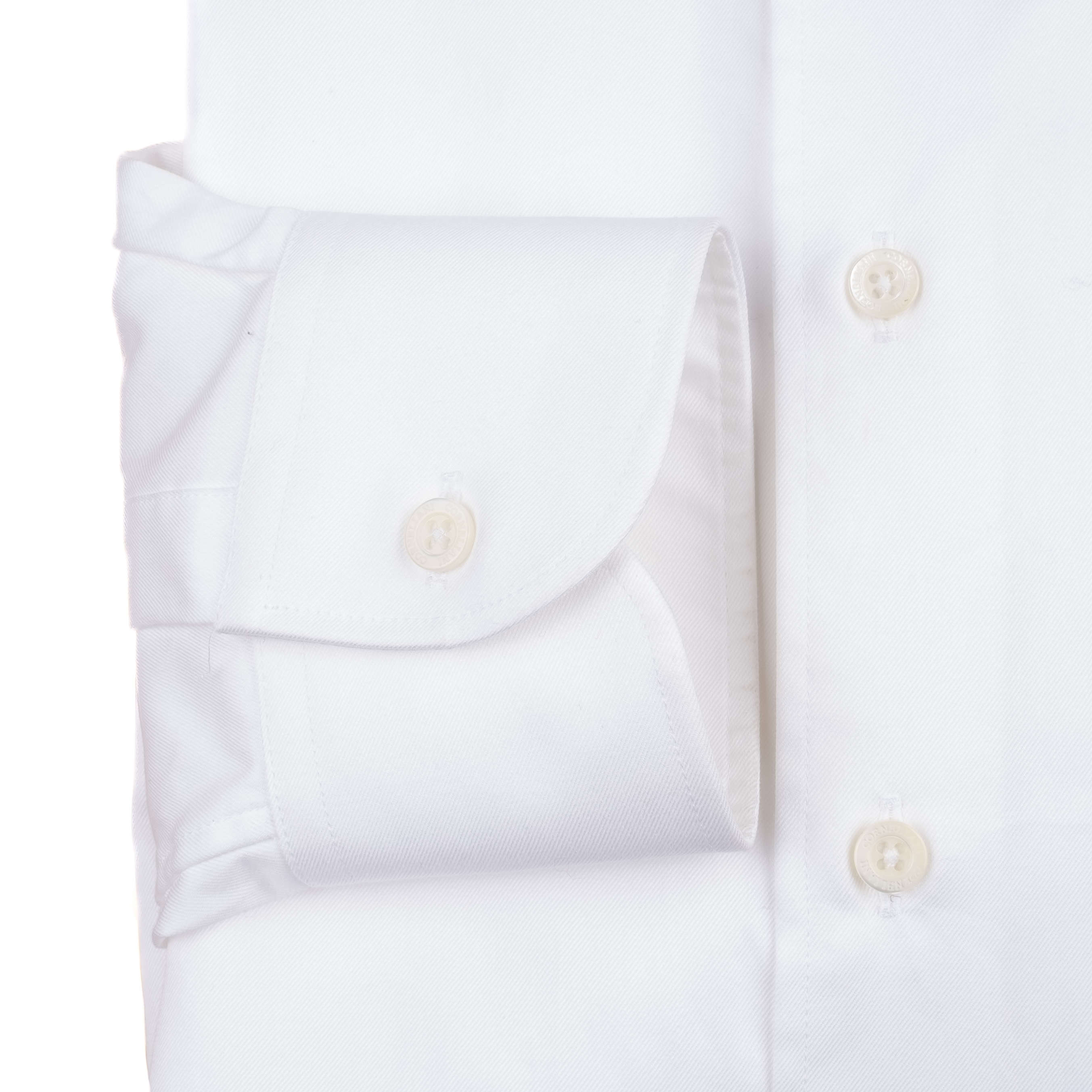 White Regular Cuff Shirt