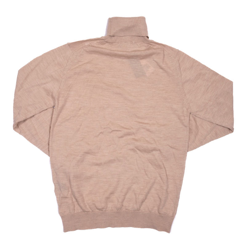 Blugiallo Sand Knit Merino Turtleneck