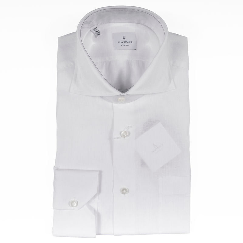 White Linen Shirt 38