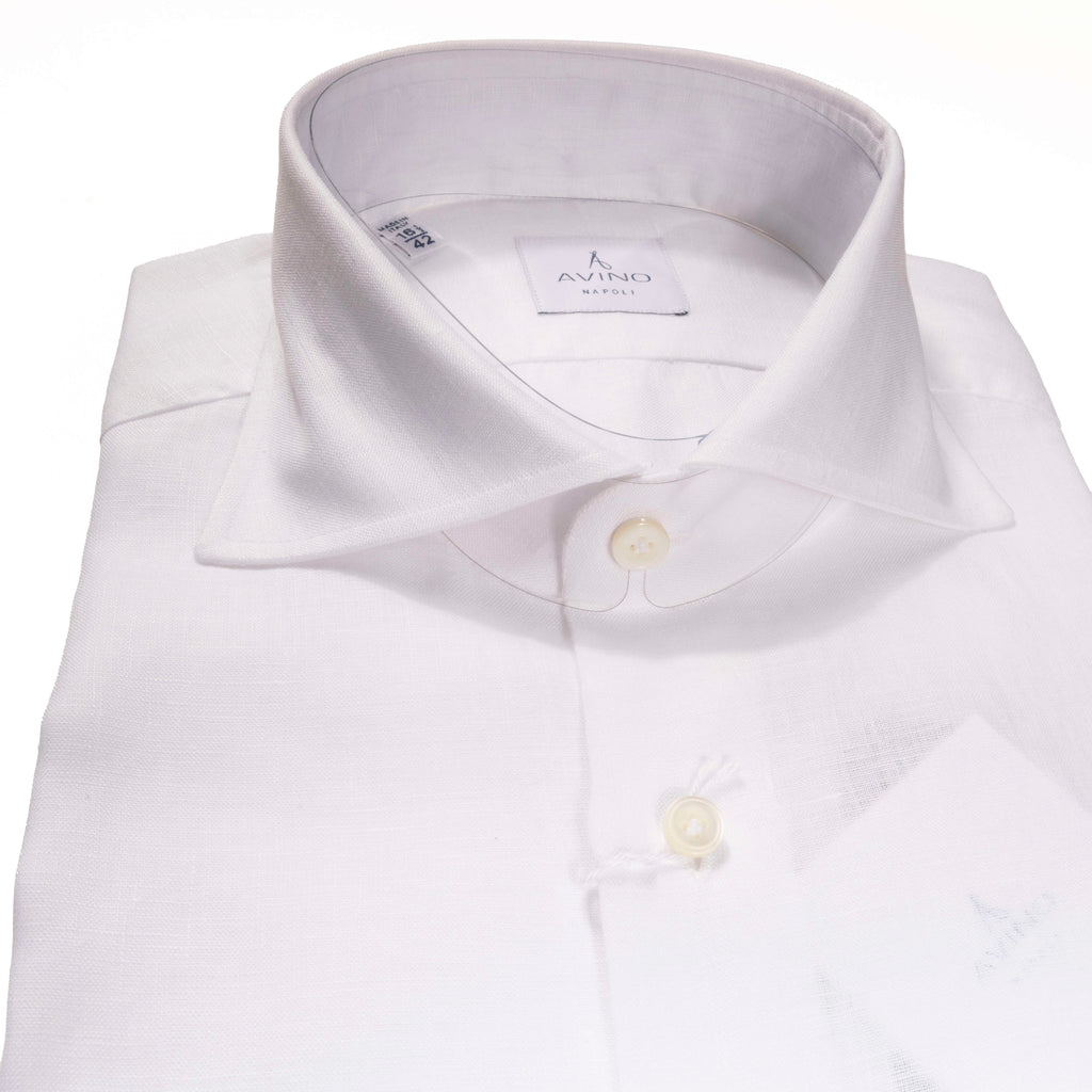 White Linen Shirt 38