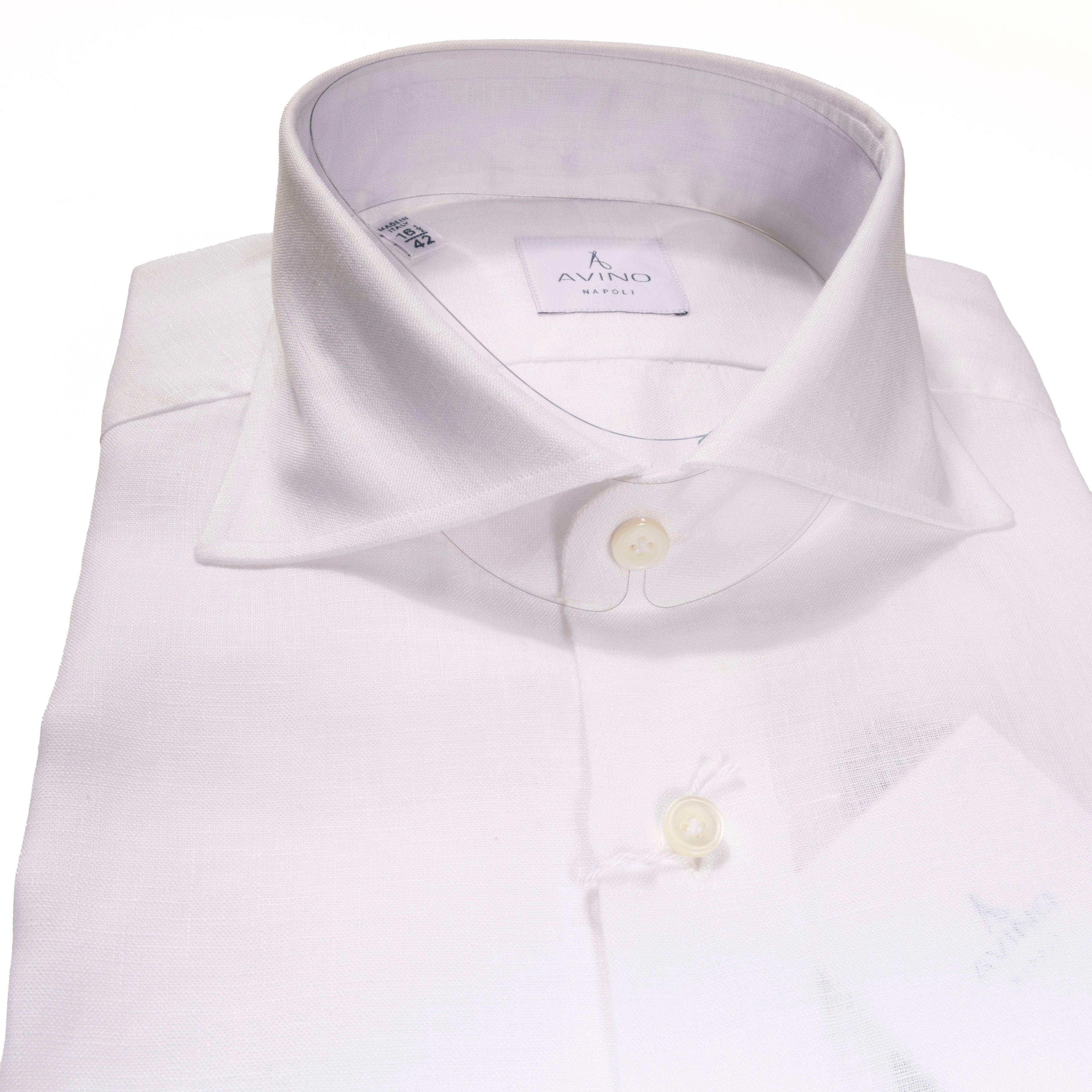 White Linen Shirt 38