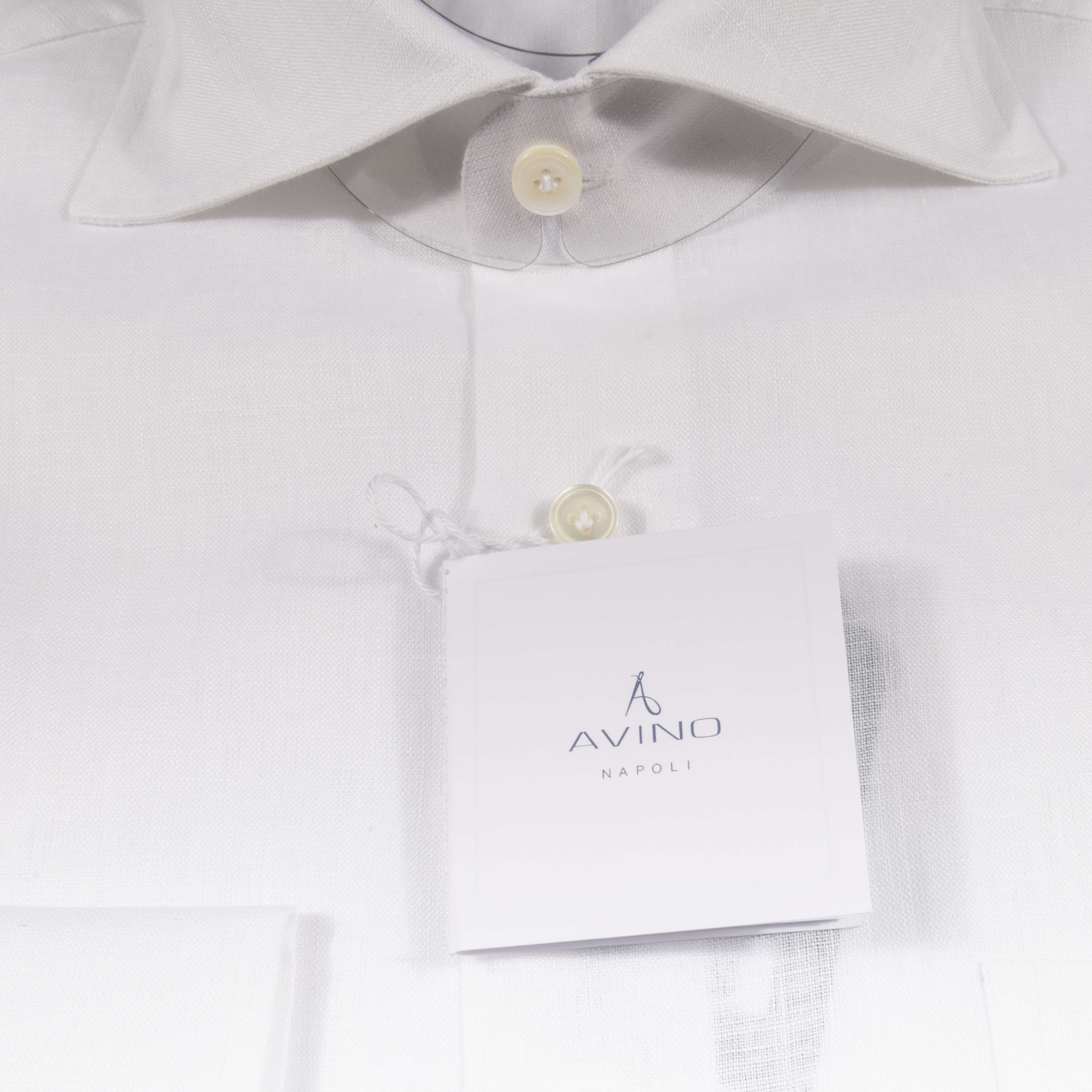 White Linen Shirt 38