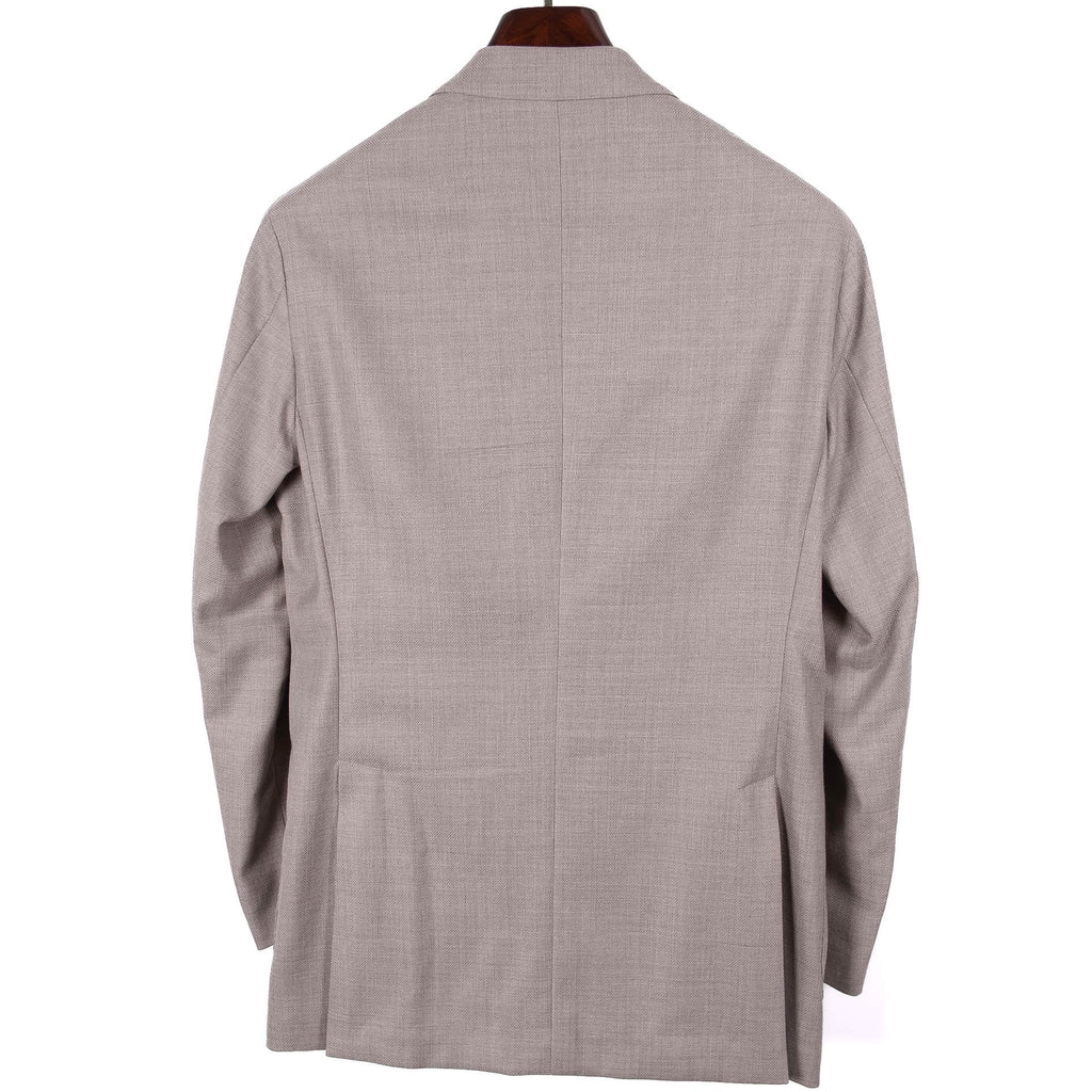 Taupe Double Breasted Casual Suit