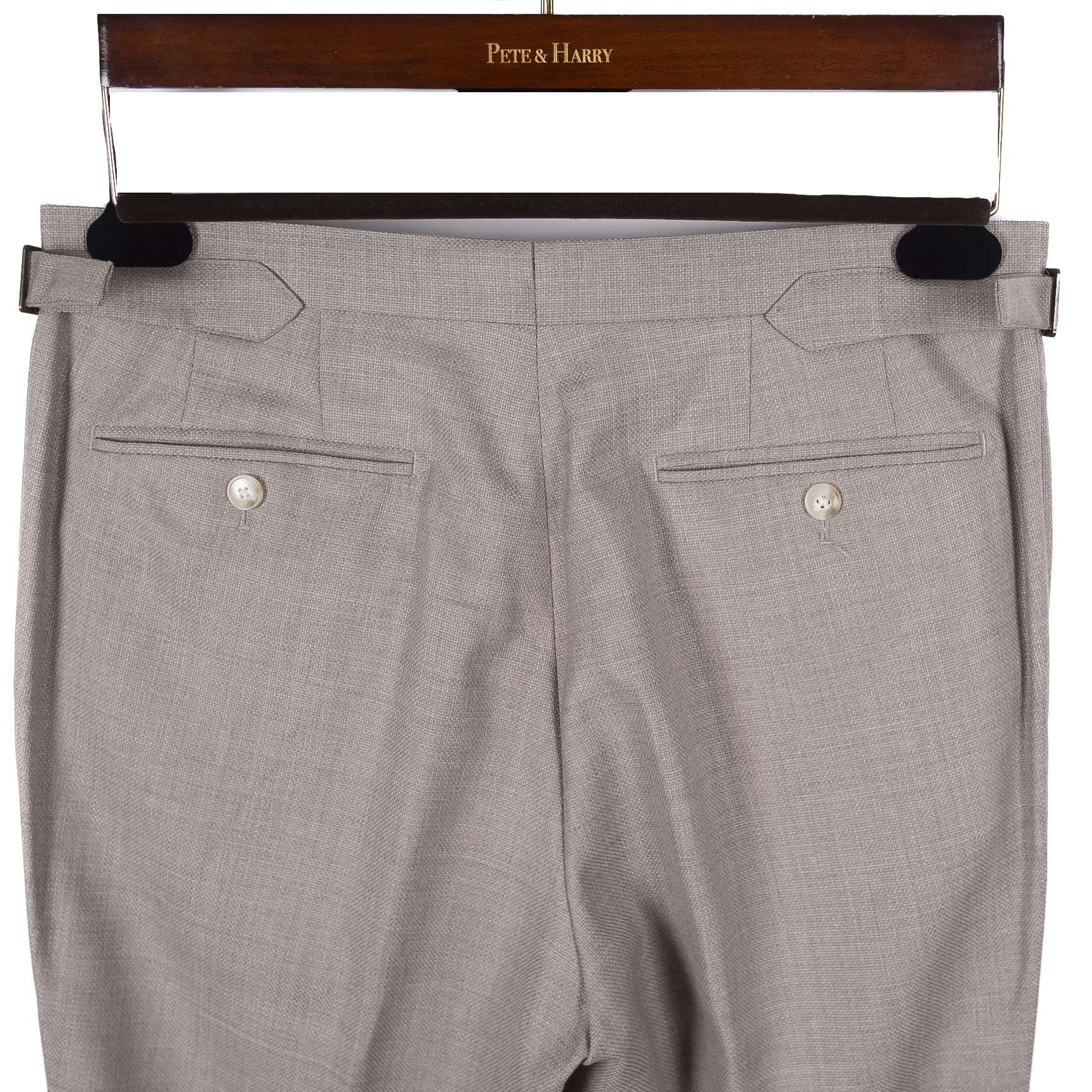 Taupe Double Breasted Casual Suit