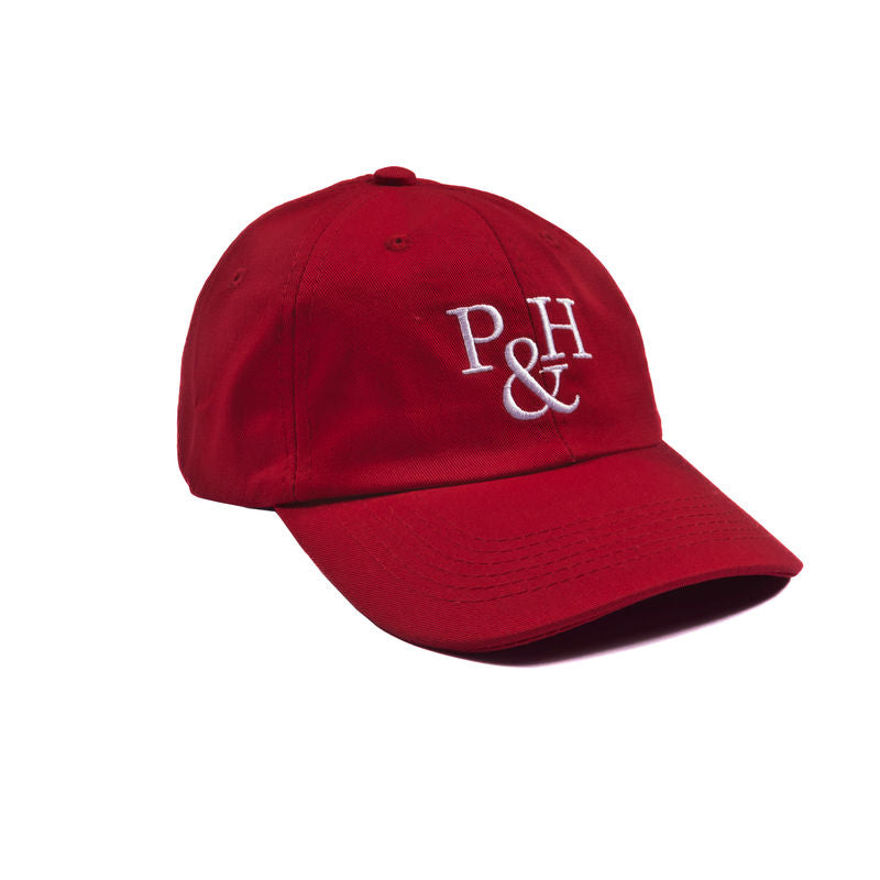P&H Collection Red Baseball Cap - Recycled Cotton