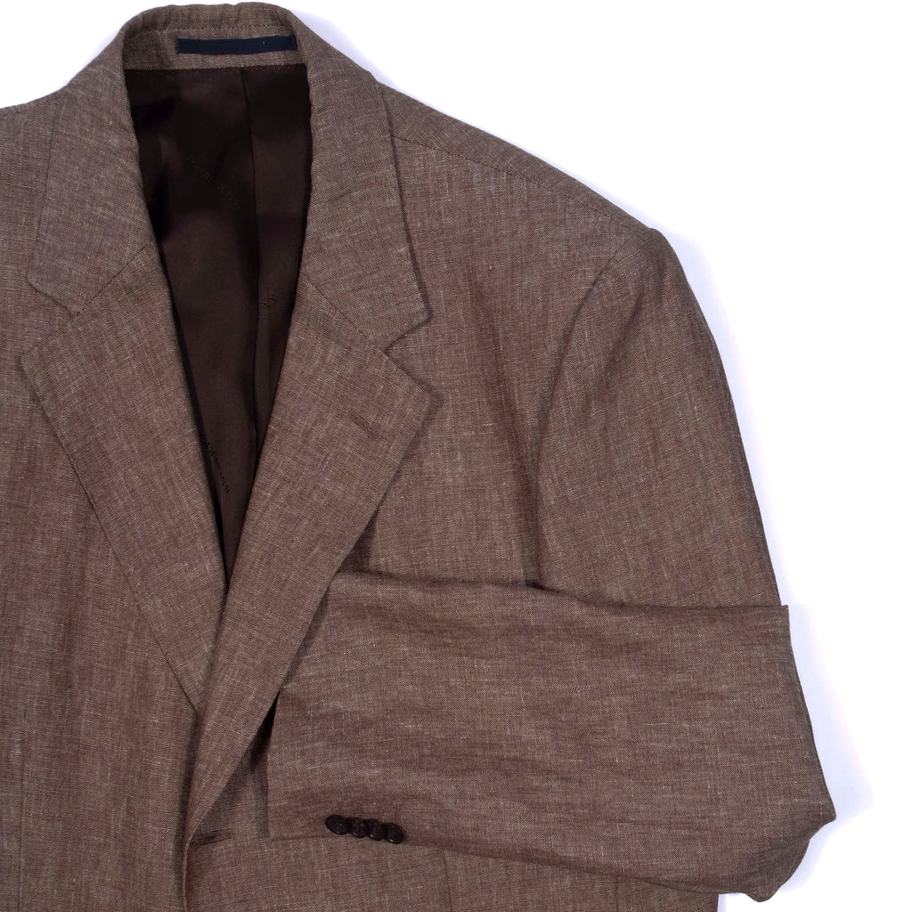 Burberry Brown Linen Blazer