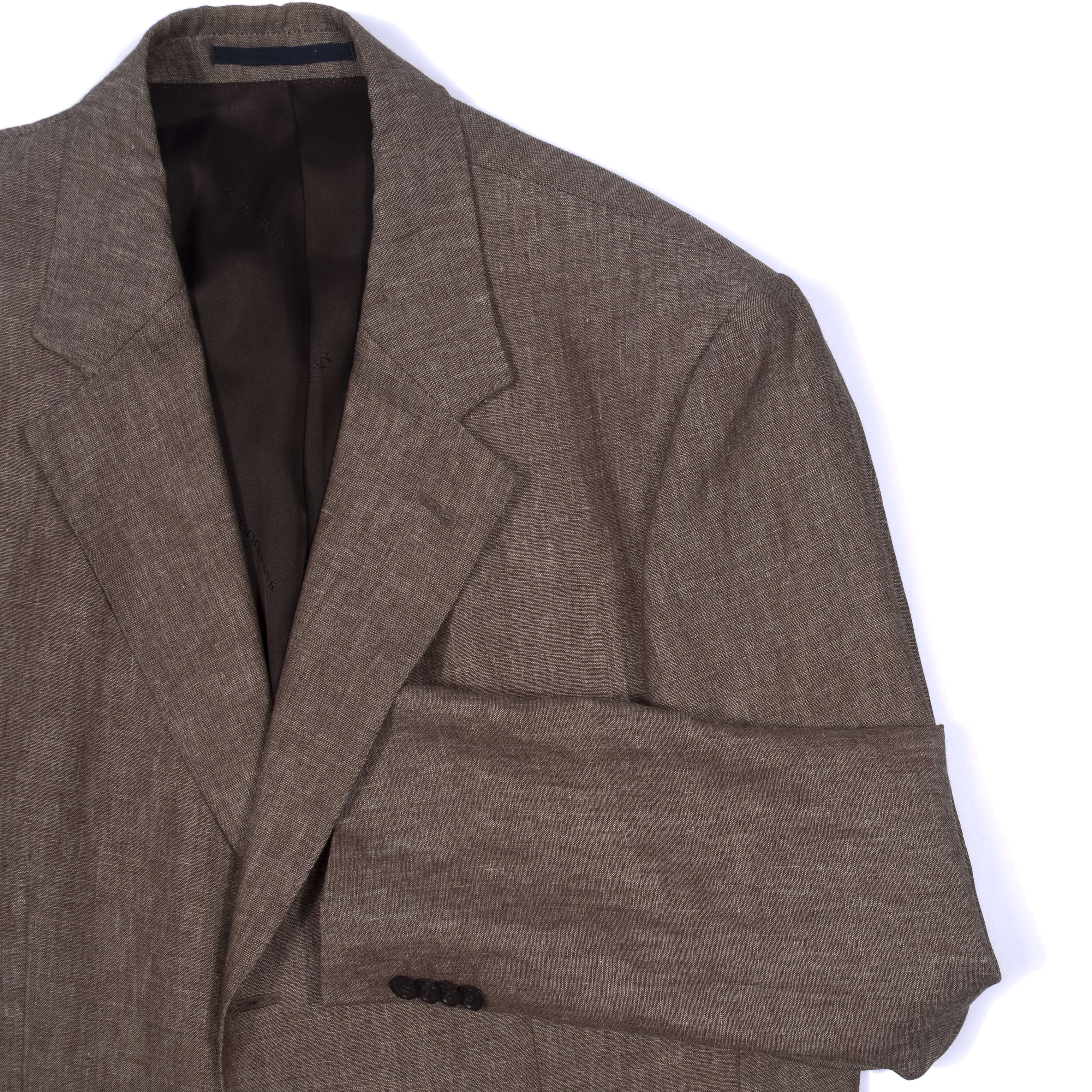 Burberry Brown Linen Blazer