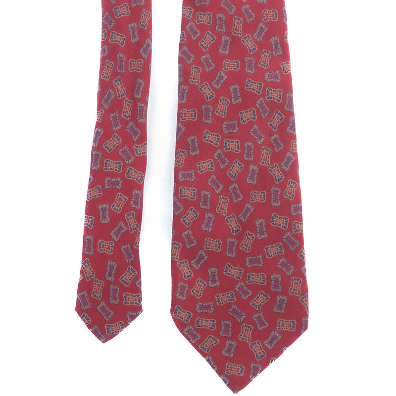 Red Patterned Tie