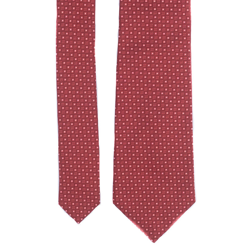 Red Patterned Tie