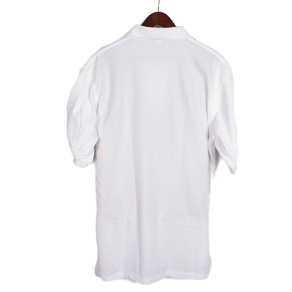 White Short Sleeve Polo Shirt