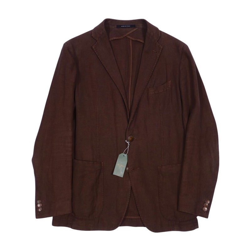 Tagliatore Brown Cotton/Linen Sport Coat
