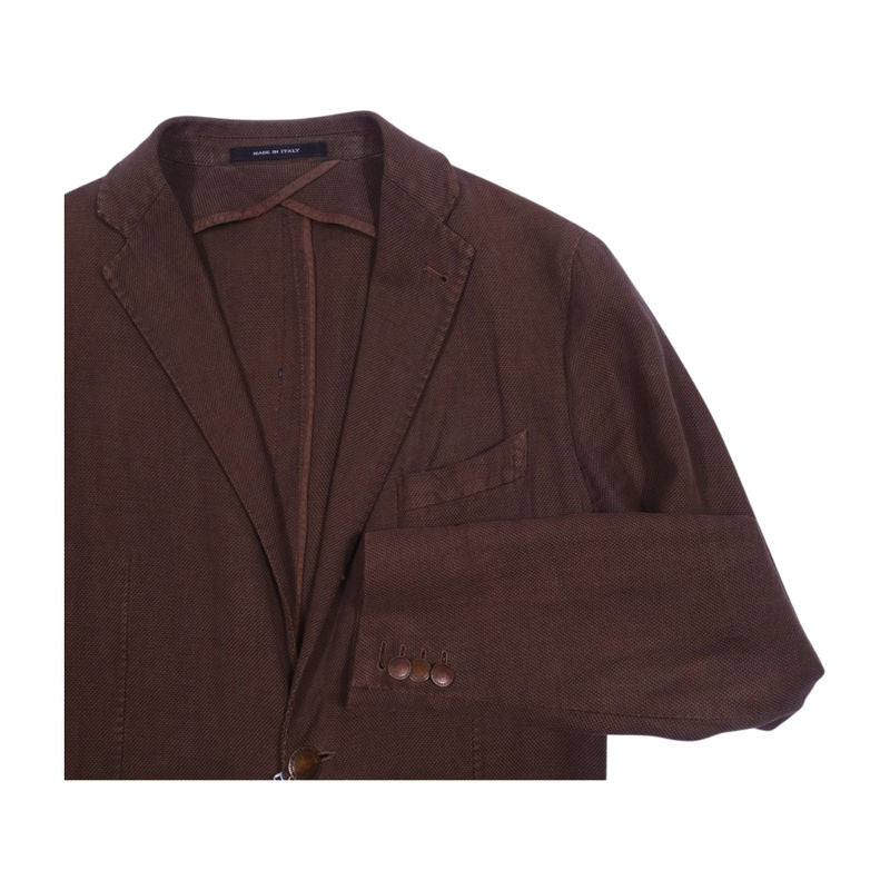Tagliatore Brown Cotton/Linen Sport Coat