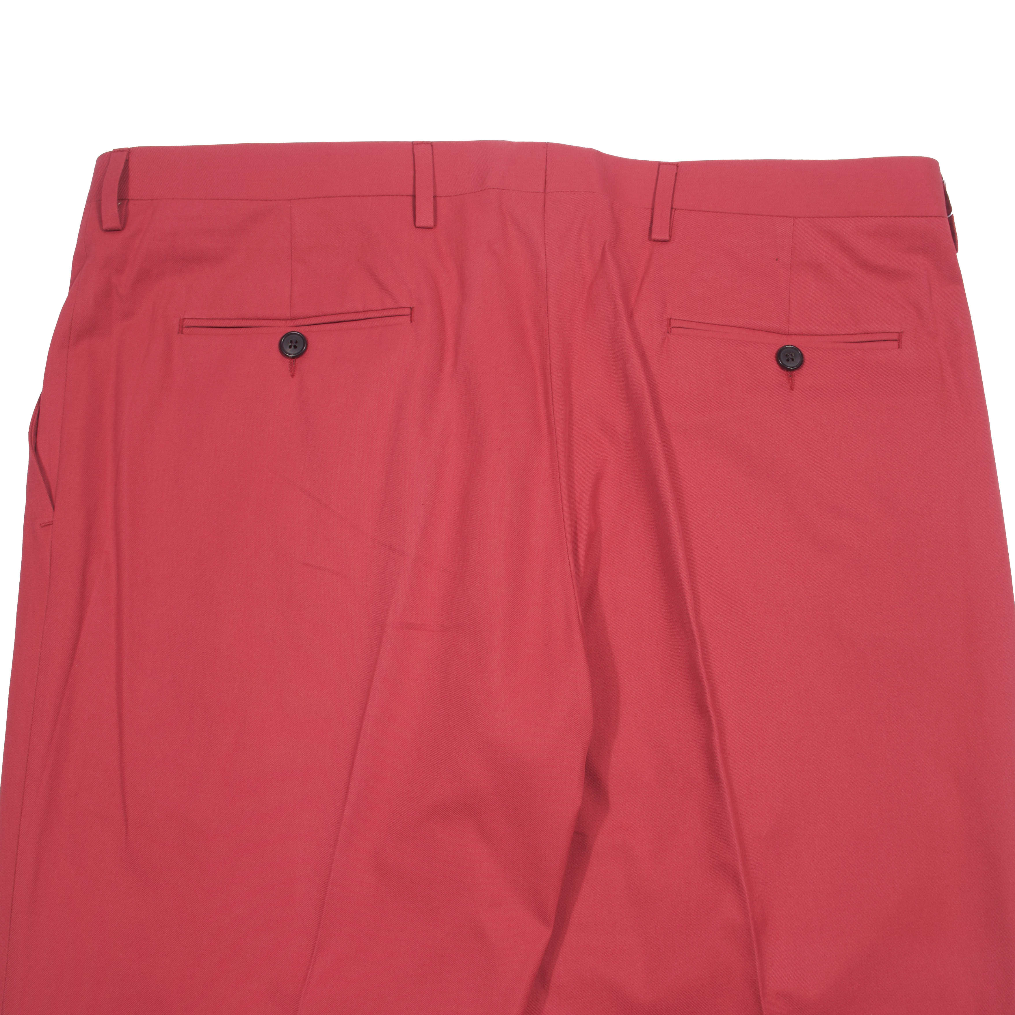 Neapolitan Hand Tailored Red Chinos