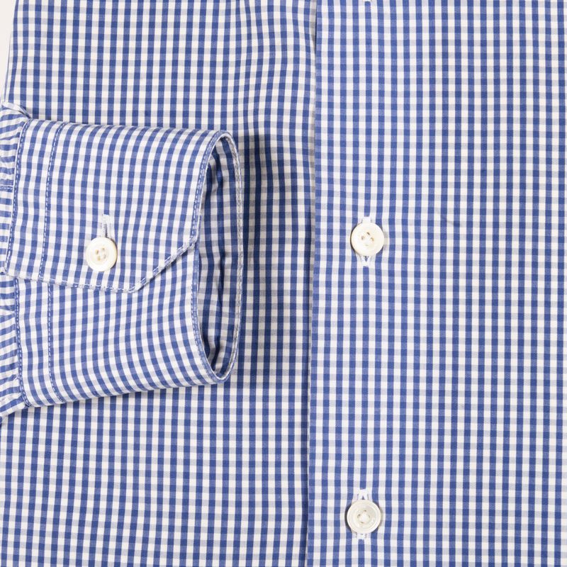 Lanvin Blue Gingham Shirt