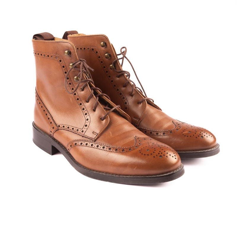 Alicante Brown Brogue Boots