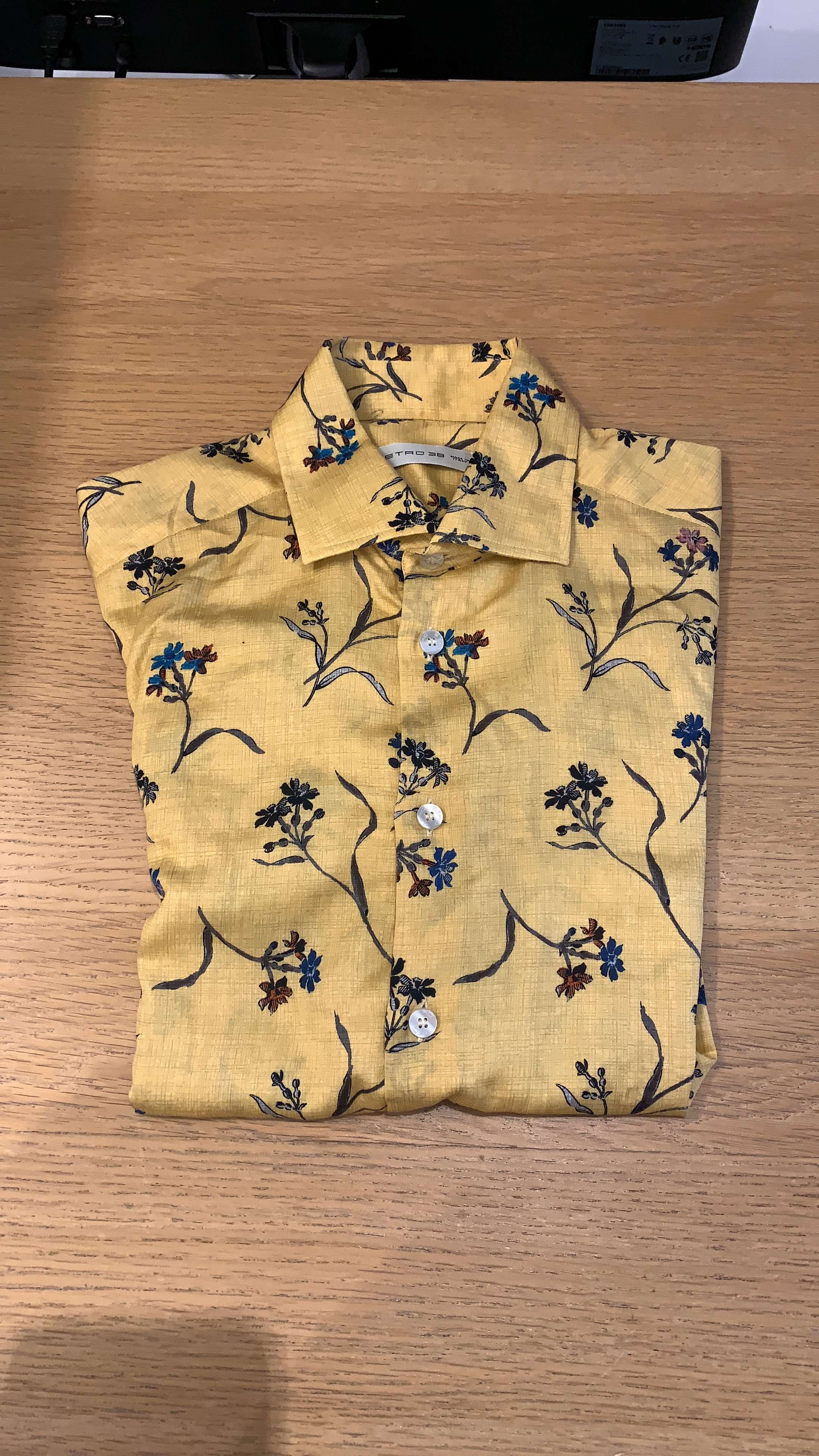 Yellow Floral Shirt