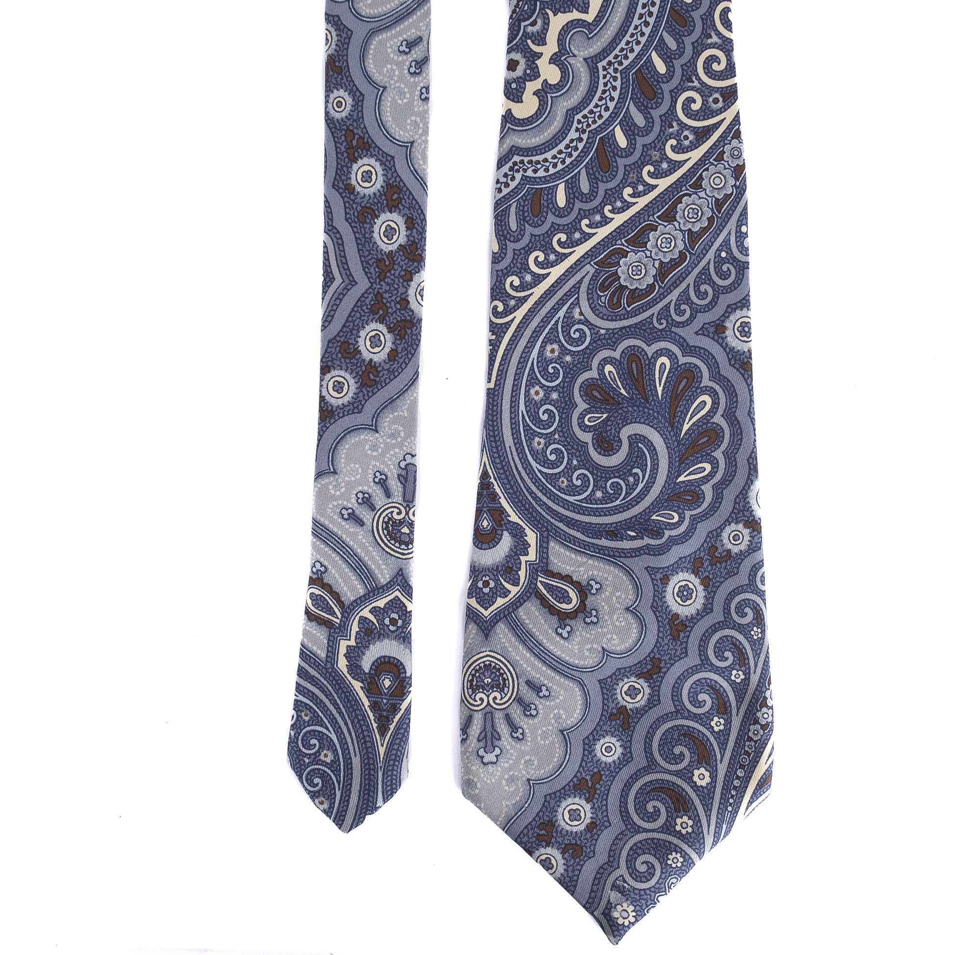 Navy Paisley Tie