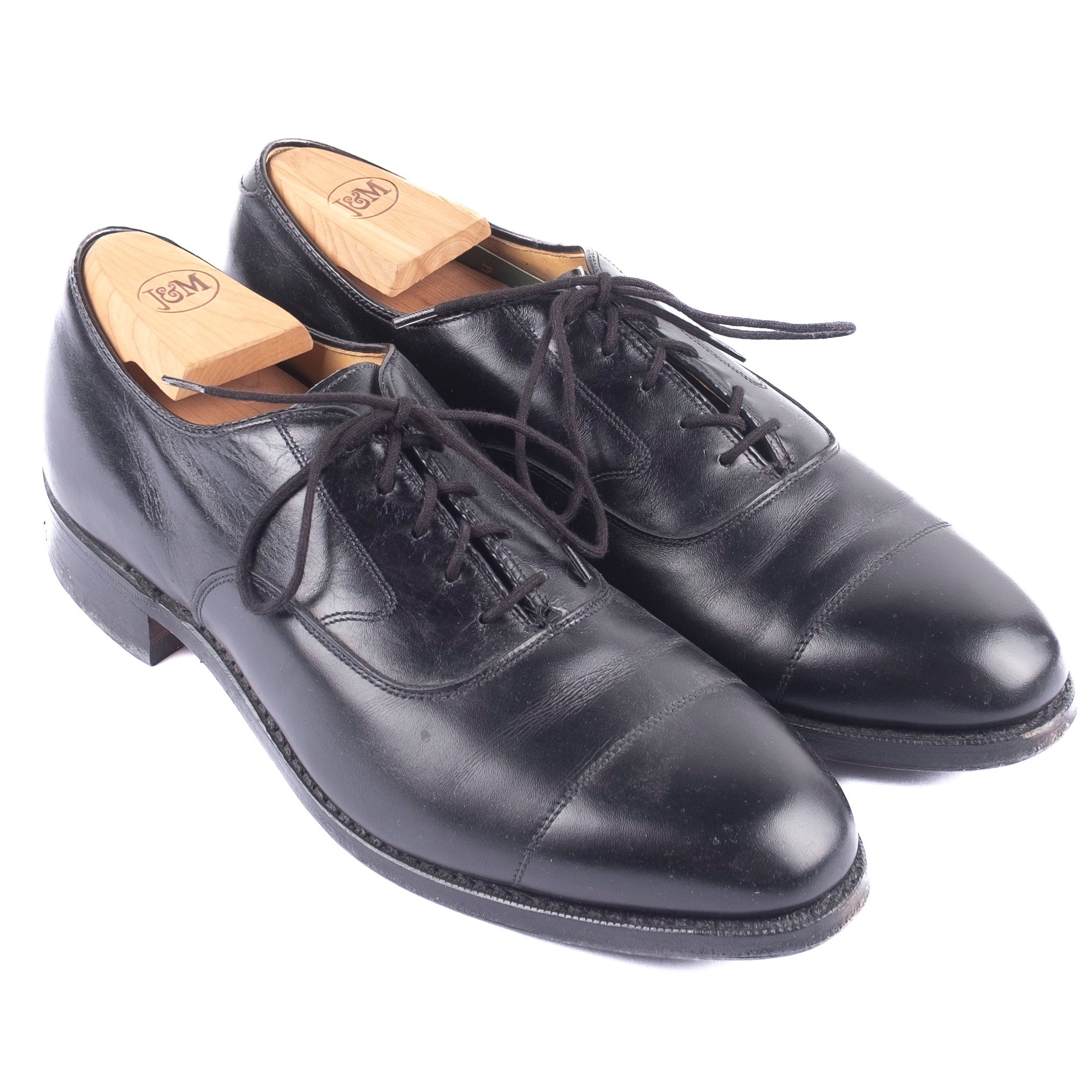 Black J&M Oxfords