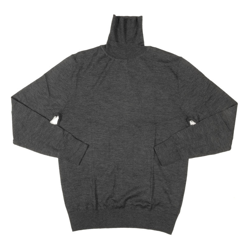 Soft Goat Flannel Fine Knit Turtleneck Sz XXL (EU)