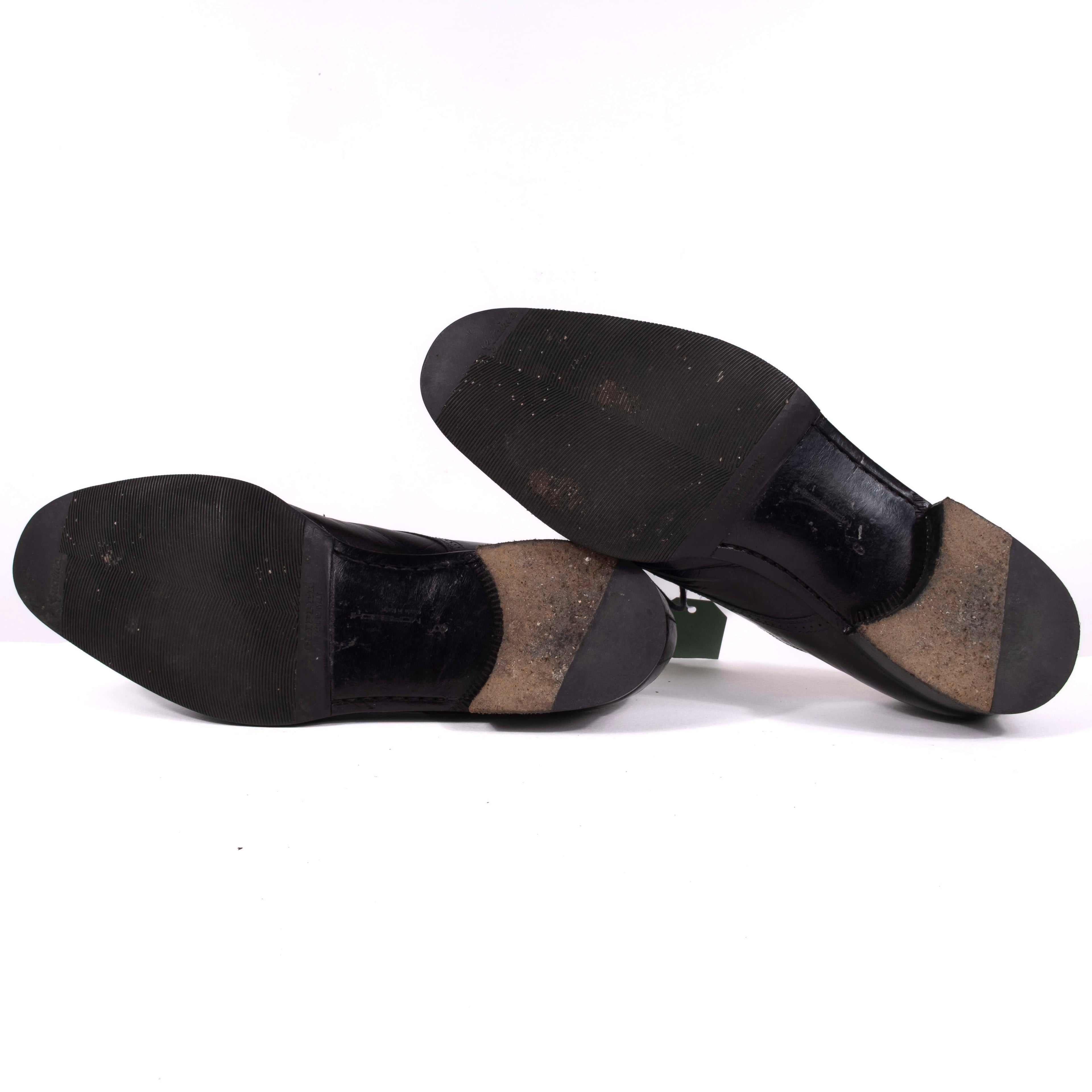 Moreschi Black Brogue Derbies