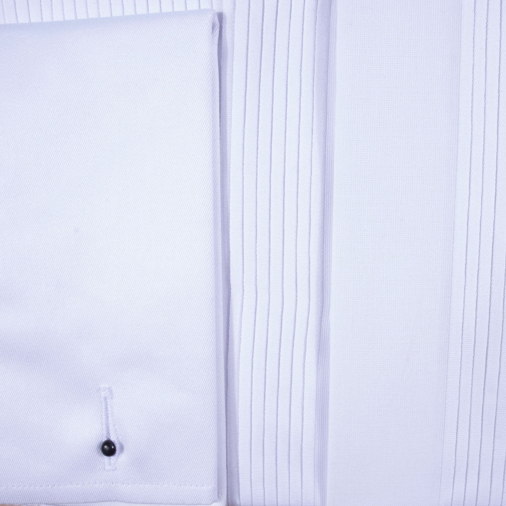 White Tuxedo Shirt Sz 46