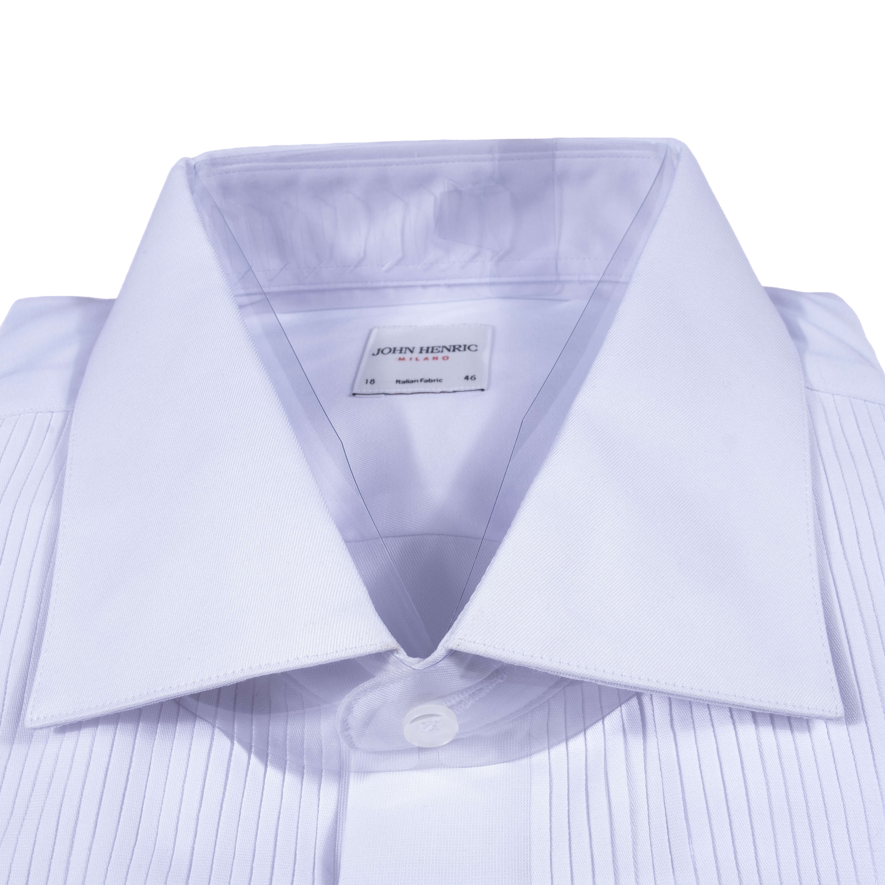 White Tuxedo Shirt Sz 46
