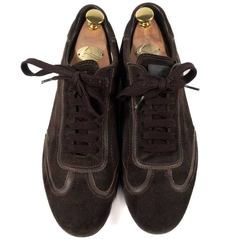 Louis Vuitton Brown Suede Sneakers 40 (EU)