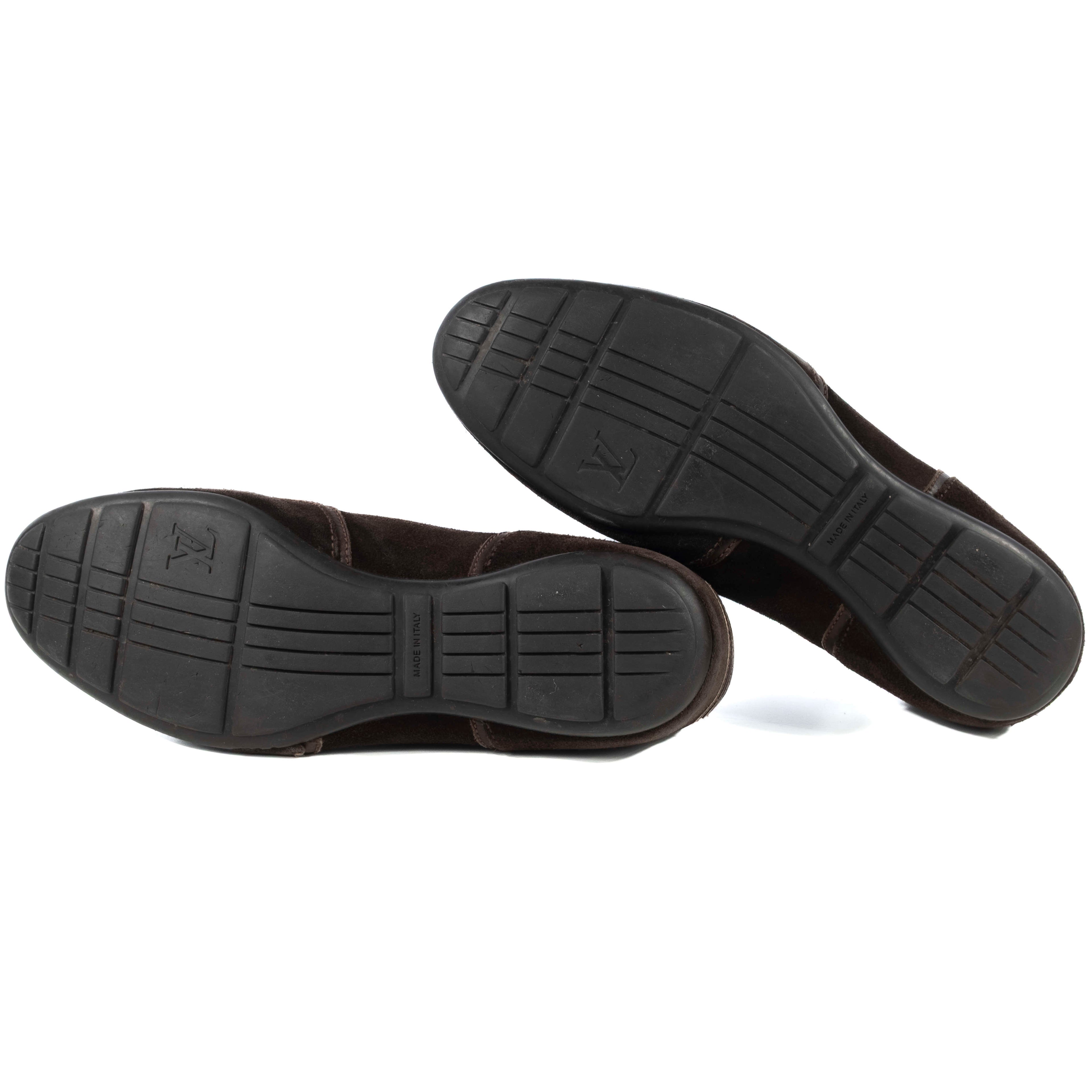 Louis Vuitton Brown Suede Sneakers 40 (EU)