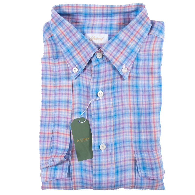 Brioni Multicolored Short Sleeve Shirt