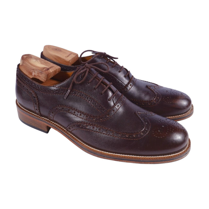 Human Scales Brown Brogue Oxfords