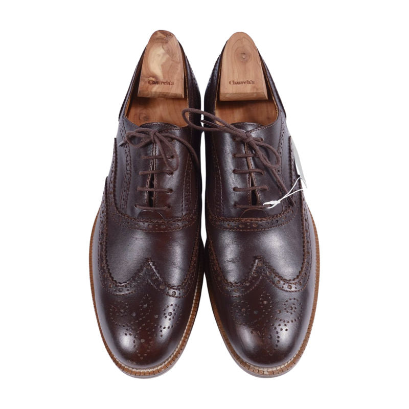 Human Scales Brown Brogue Oxfords