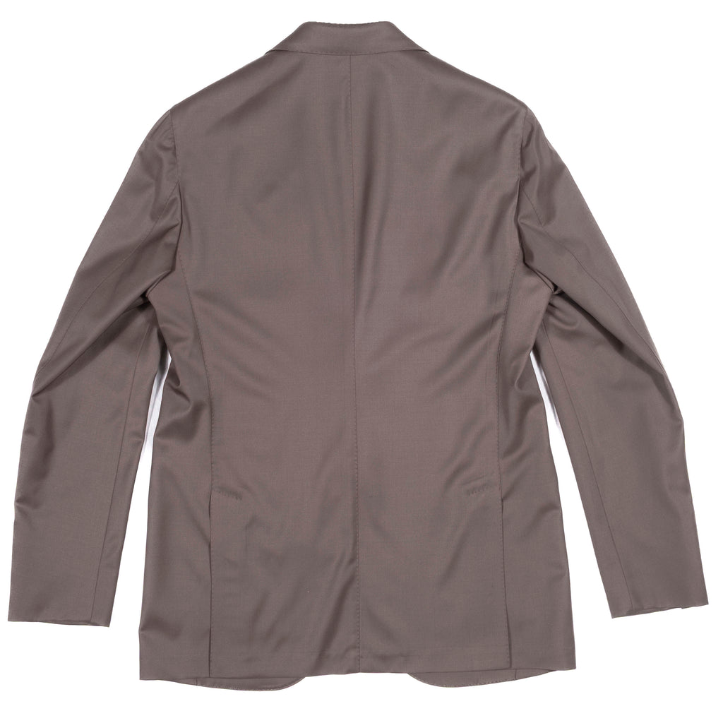 Neapolitan Hand Tailored Taupe Wool Sport Coat Sz 54