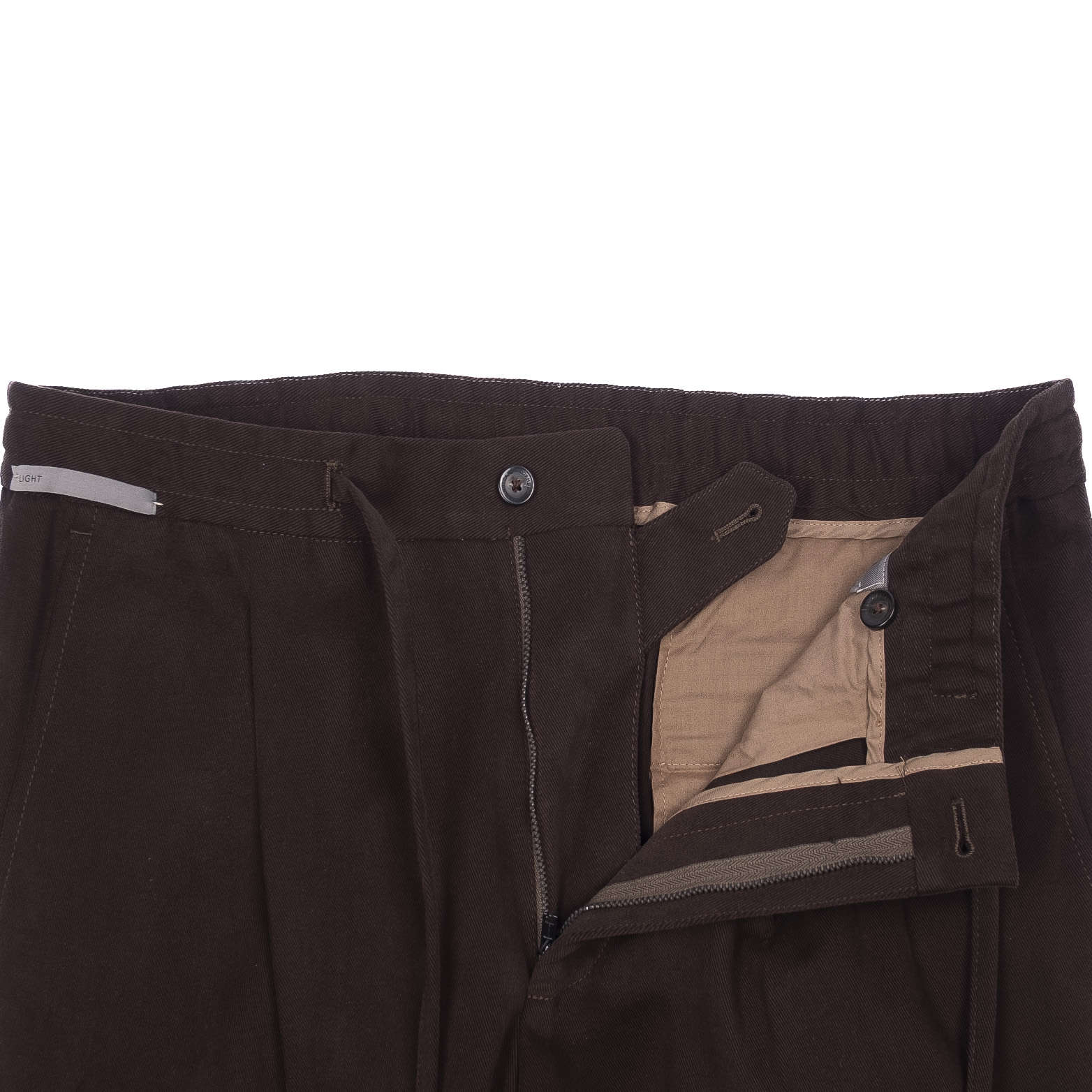 Brown Drawstring Casual Trouser 54