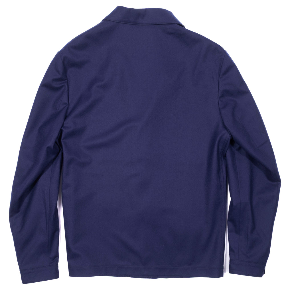 Neapolitan Hand Tailored Blue Utility Jacket Sz 48