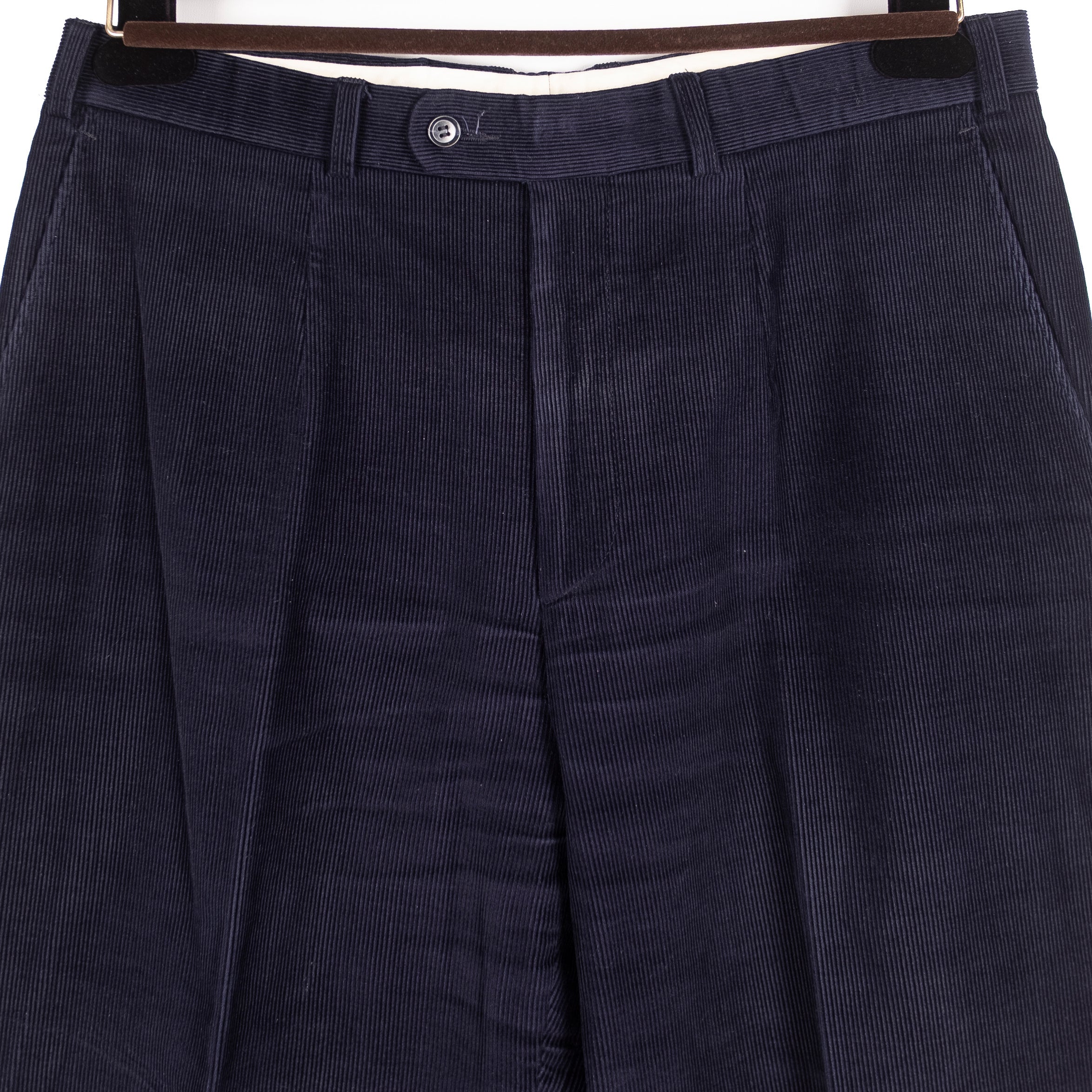 Navy Corduroy Trousers