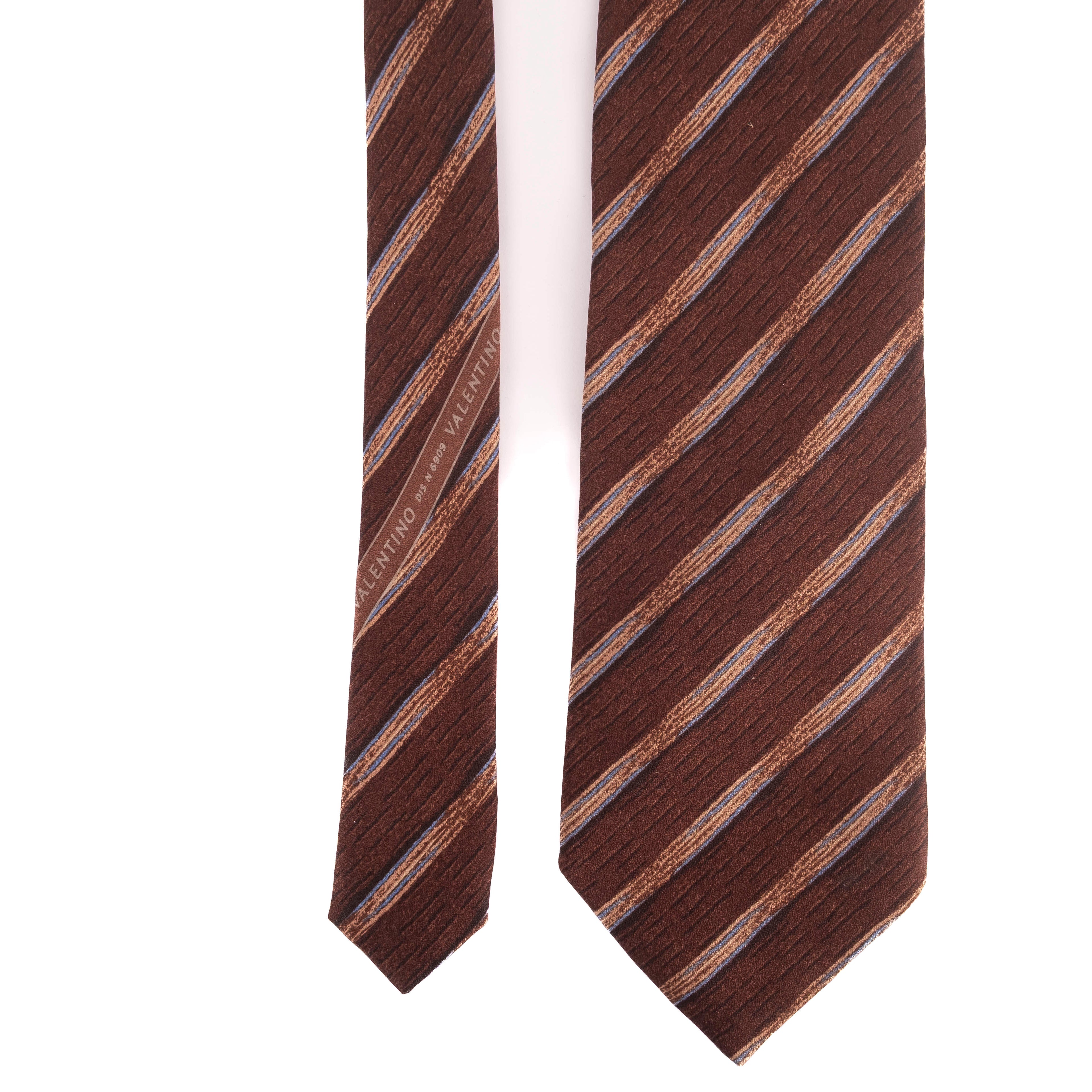 Brown Striped Tie