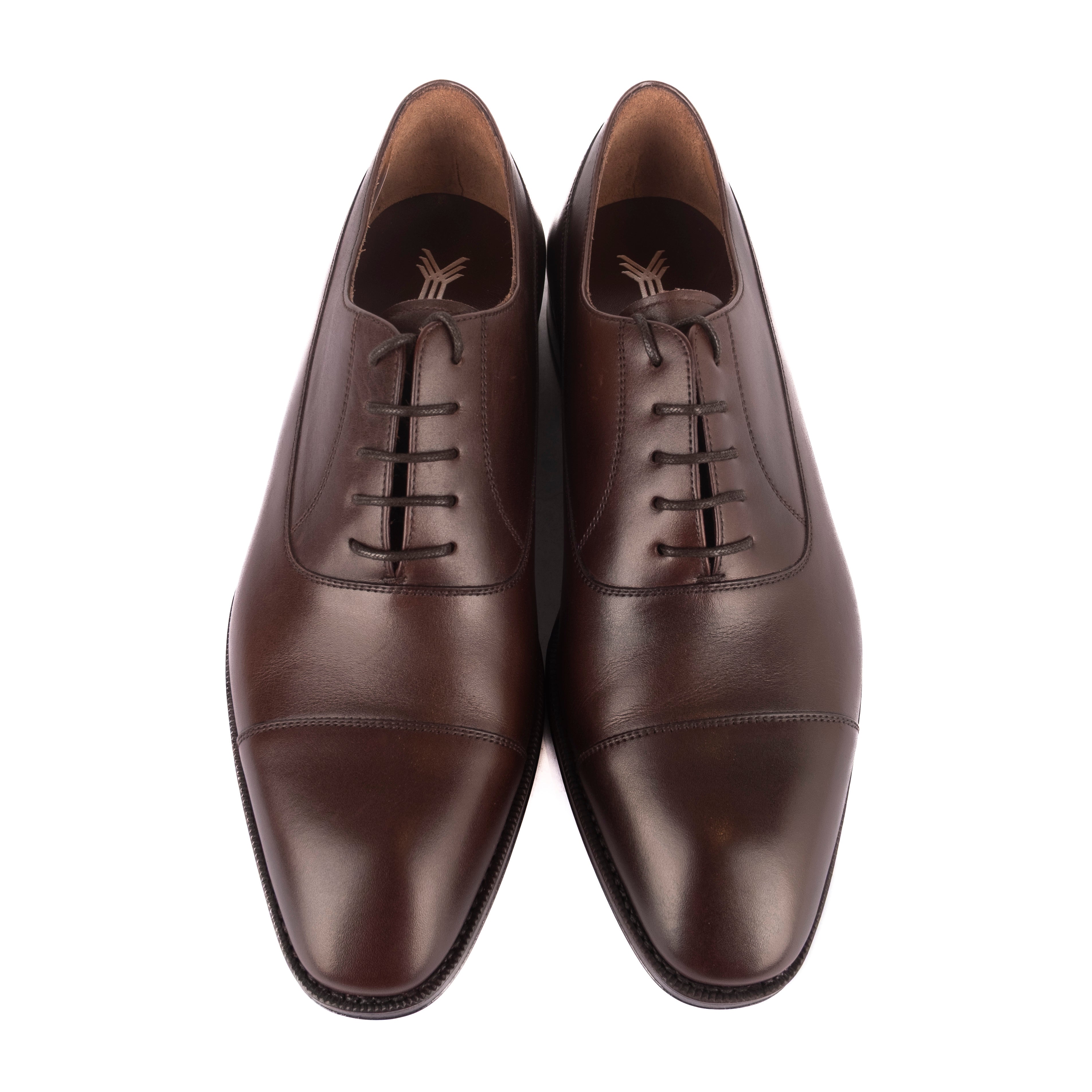 Box Calf Brown Cap Toe Oxfords
