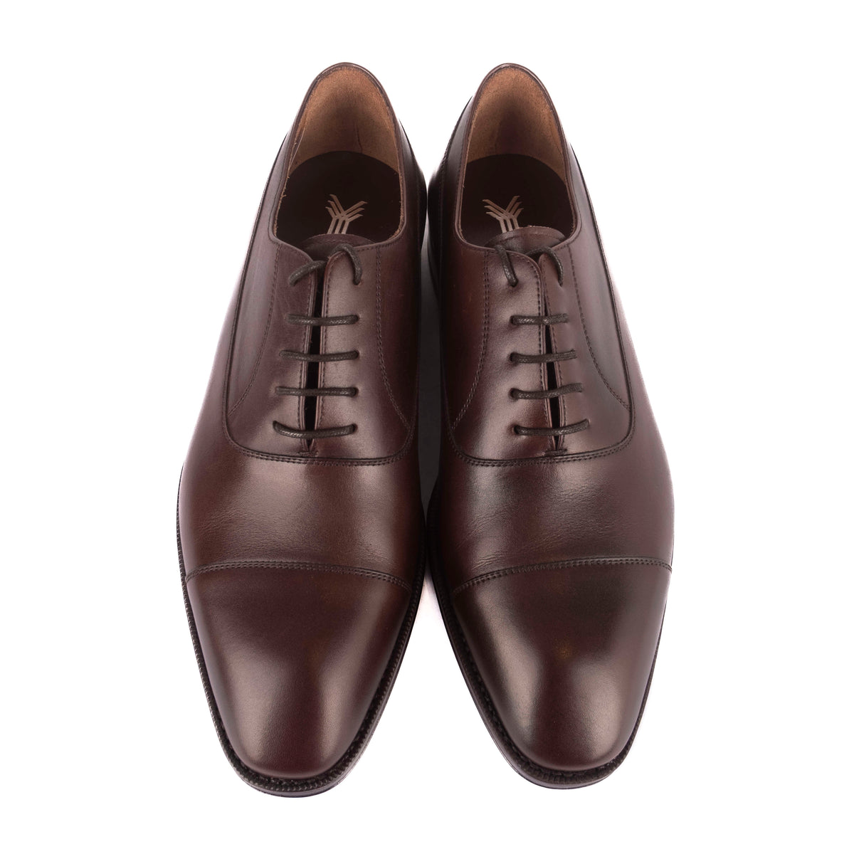 Box Calf Brown Cap Toe Oxfords