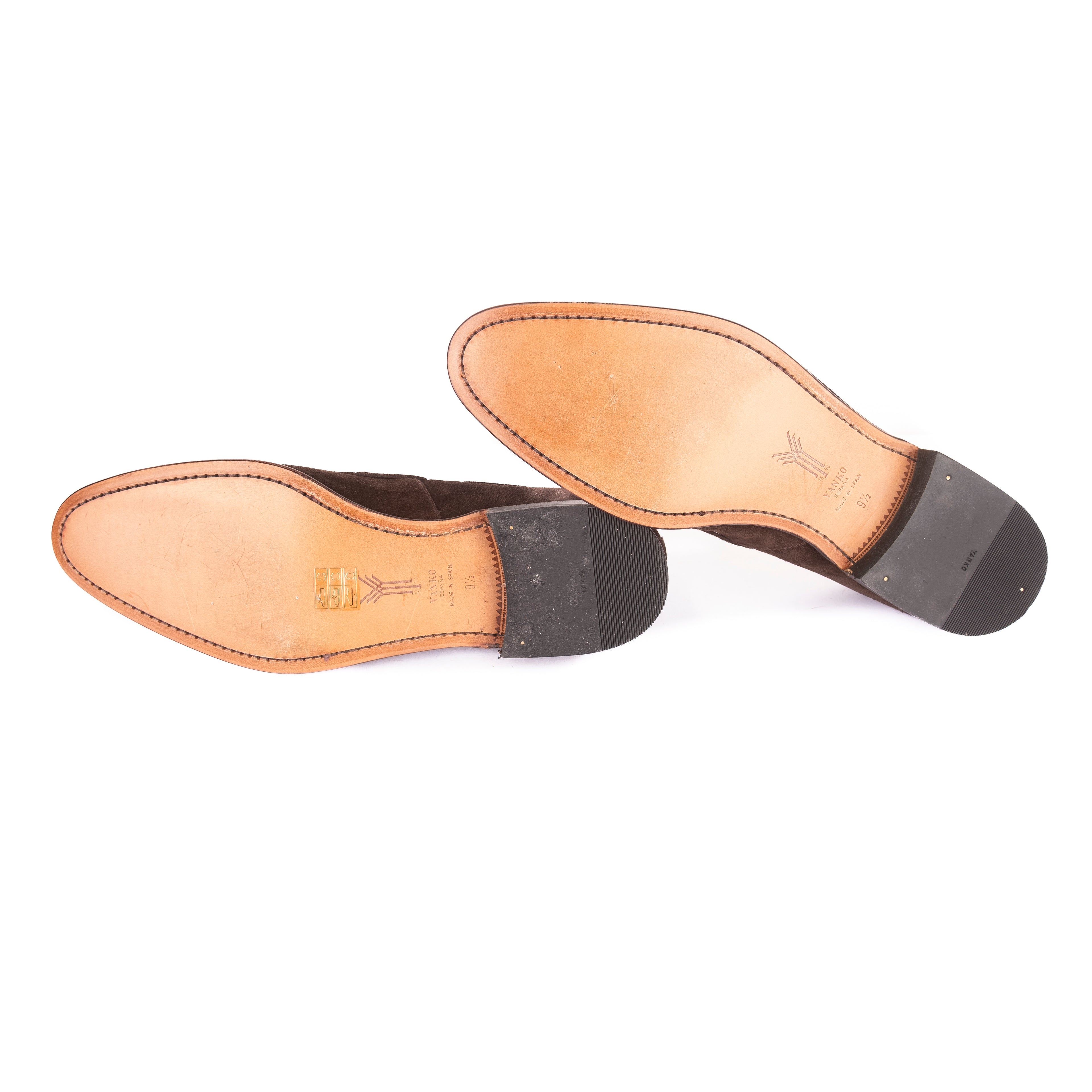 Suede Brown Tassel Loafers