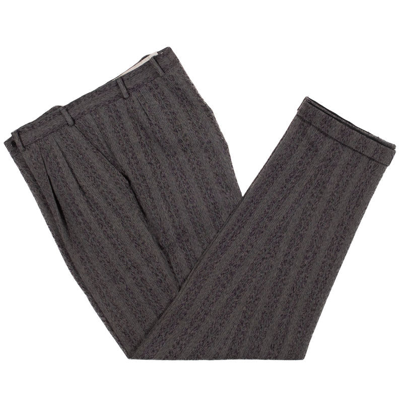 Paul Smith Grey Self Striped Suit Sz 50