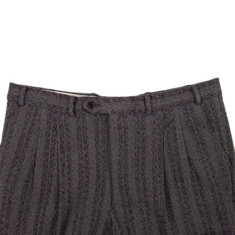 Paul Smith Grey Self Striped Suit Sz 50