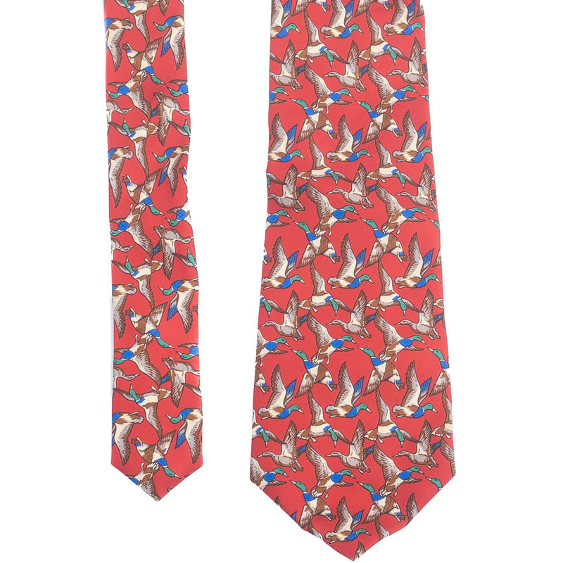 Nina Ricci Red Duck Tie