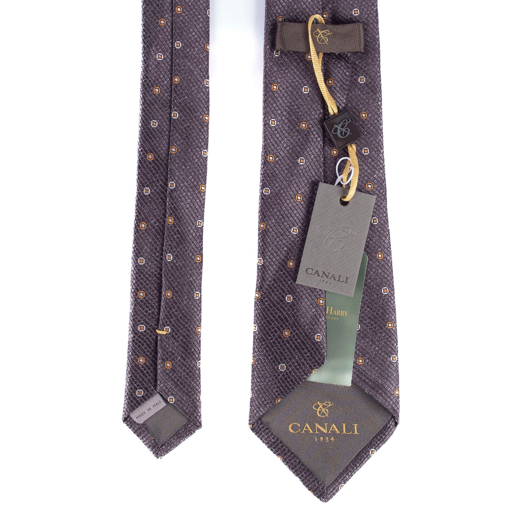 Grey Patterned Tie