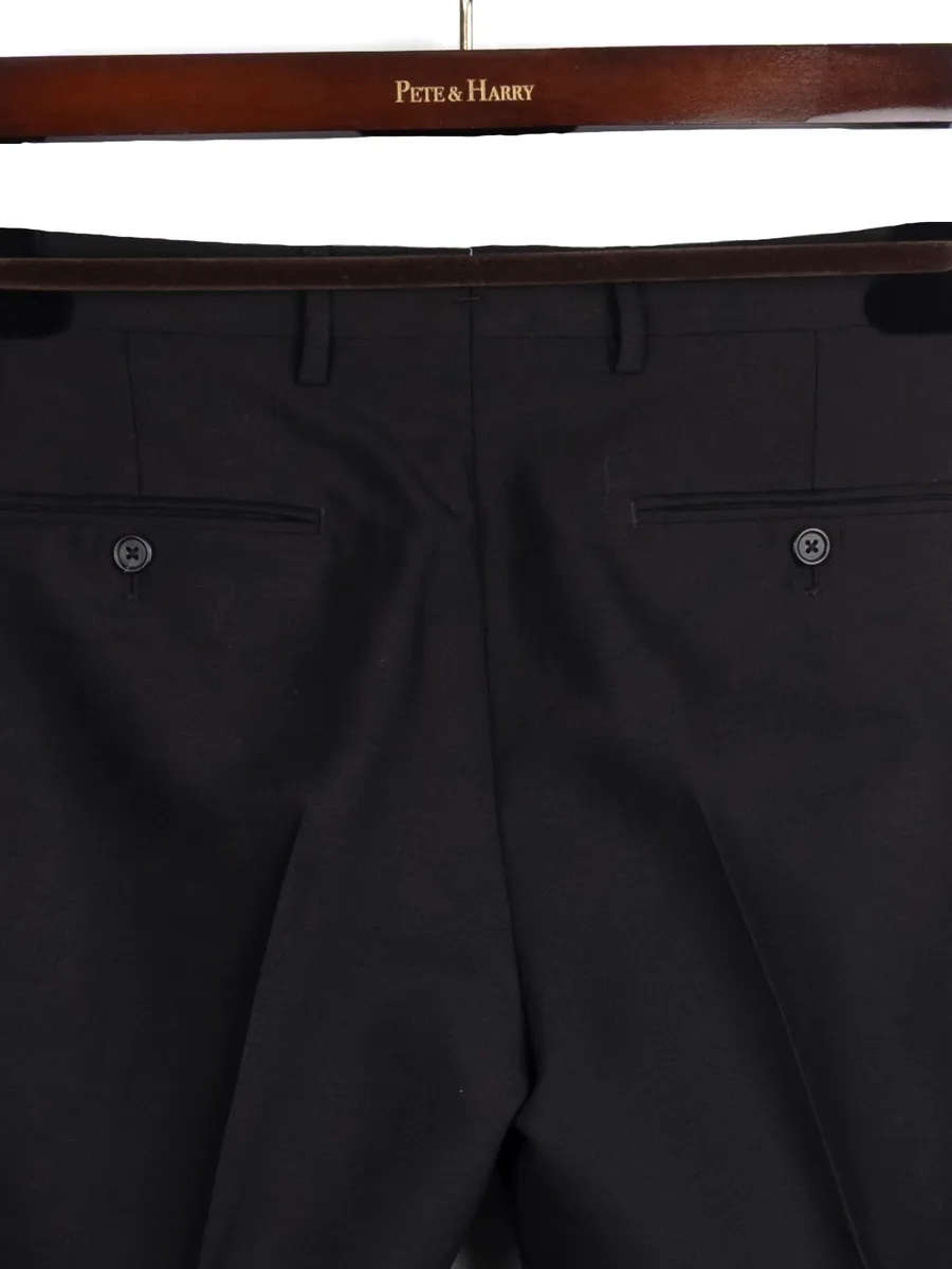 Est Retail Price 10 000 SEK - Neapolitan Hand Tailored Black Velvet Tuxedo Sz 48